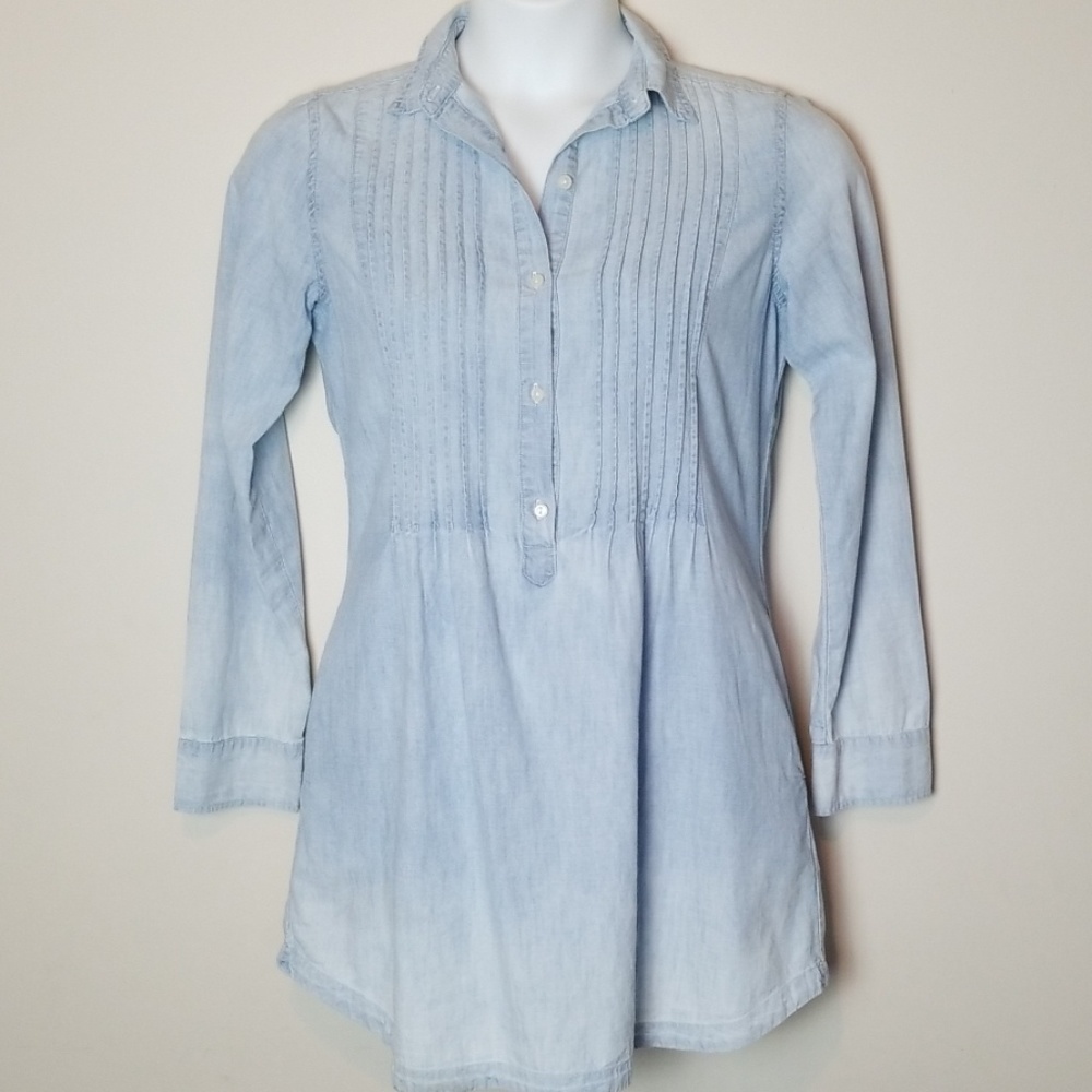 Ralph Lauren size medium jean chambray tunic top